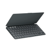 LOGITECH Keys-To-Go 2 for iPad, iPhone, Mac and Apple TV wireless keyboard graphite